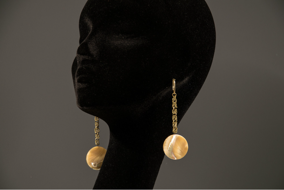 Orecchini Madreperla Art Deco - immagine 2
